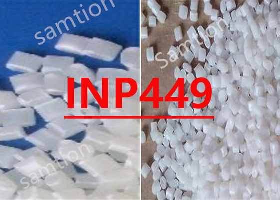 سابيك سيكولاك INP449 هو رزين T-SAN (Teflon (PTFE) - Styrene-Ancrylonitrile) للاستخدام كعامل FR مضاد للنقطة