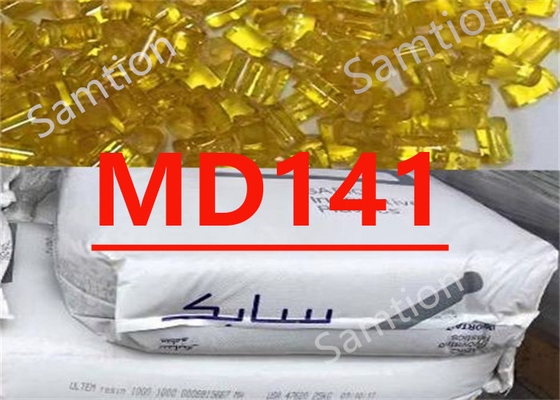 S-Plastic Ultem MD141 شفاف، تدفق قياسي بولي إثيريميد (Tg 217C) ECO متوافق مع UL94 V0 و 5VA القائمة
