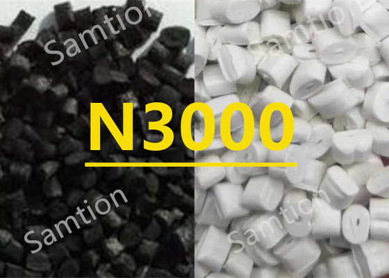 سابيك فيرتون N3000 PC مضاد للولايات المتحدة + ABS مزيج المركب. الميزات المضافة تشمل المواد الخام المتوافقة مع إدارة الأغذية والعقاقير.