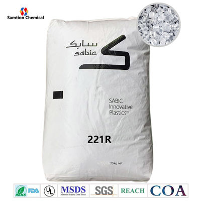 الراتنج البلاستيكي البوليكربونات السابيك  221R 17.5 MFR لأجزاء صغيرة معقدة
