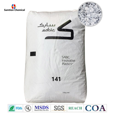الغرض العام PC S-Plastic Lexan 141 الراتنج البلاستيكي البوليكربونات مع معدل تدفق الذوبان 10.5