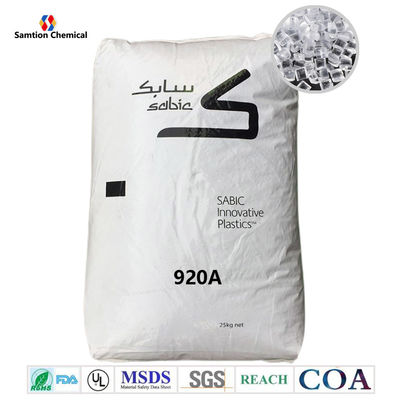 ألوان واضحة البوليكربونات الراتنج البلاستيكي سابيك ليكسان 920A القابلة للتشكل بالحقن