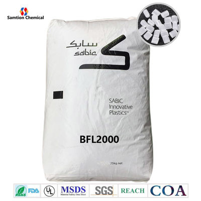 سابيك ليكسان BFL2000 غير البروم، غير الكلورية مضاعفة للنار الكمبيوتر المتوفر في الألوان البيضاء غير الشفافة.